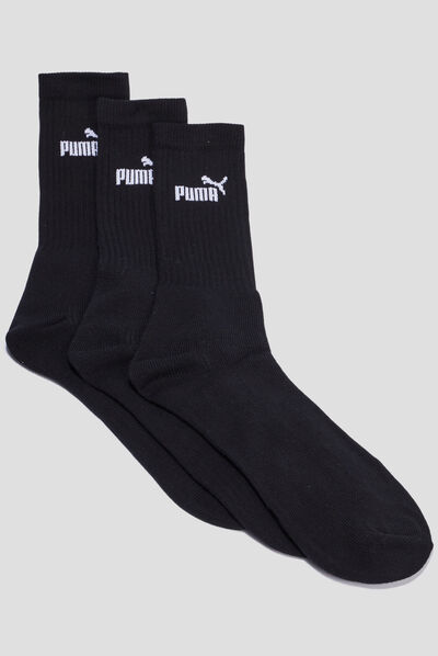 Lot 3 paires chaussettes Puma noir homme