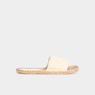 Mules semelles cordes multicolore femme
