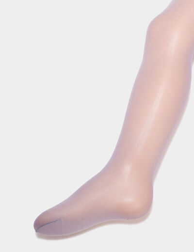 Lot 3 collants (noir, gris, blanc) 40D gris fille