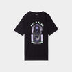 T-shirt col rond manches courtes Liberto noir femme