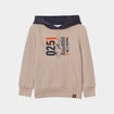 Sweat à capuche hoodie coton Pokémon sable garçon