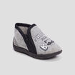 Chaussons bottillons gris b&eacute;b&eacute; gar&ccedil;on