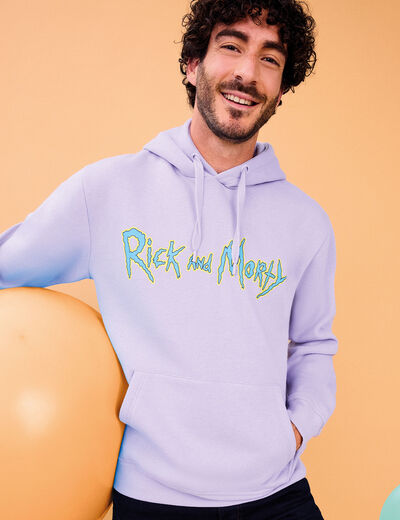 Sweat hoodie à capuche Rick et Morty parme homme