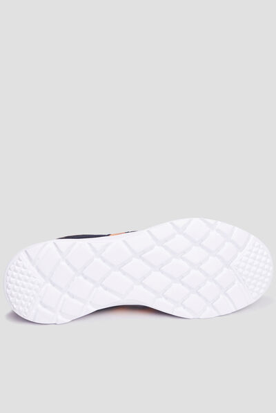 Baskets running à lacets Rexited bleu marine homme