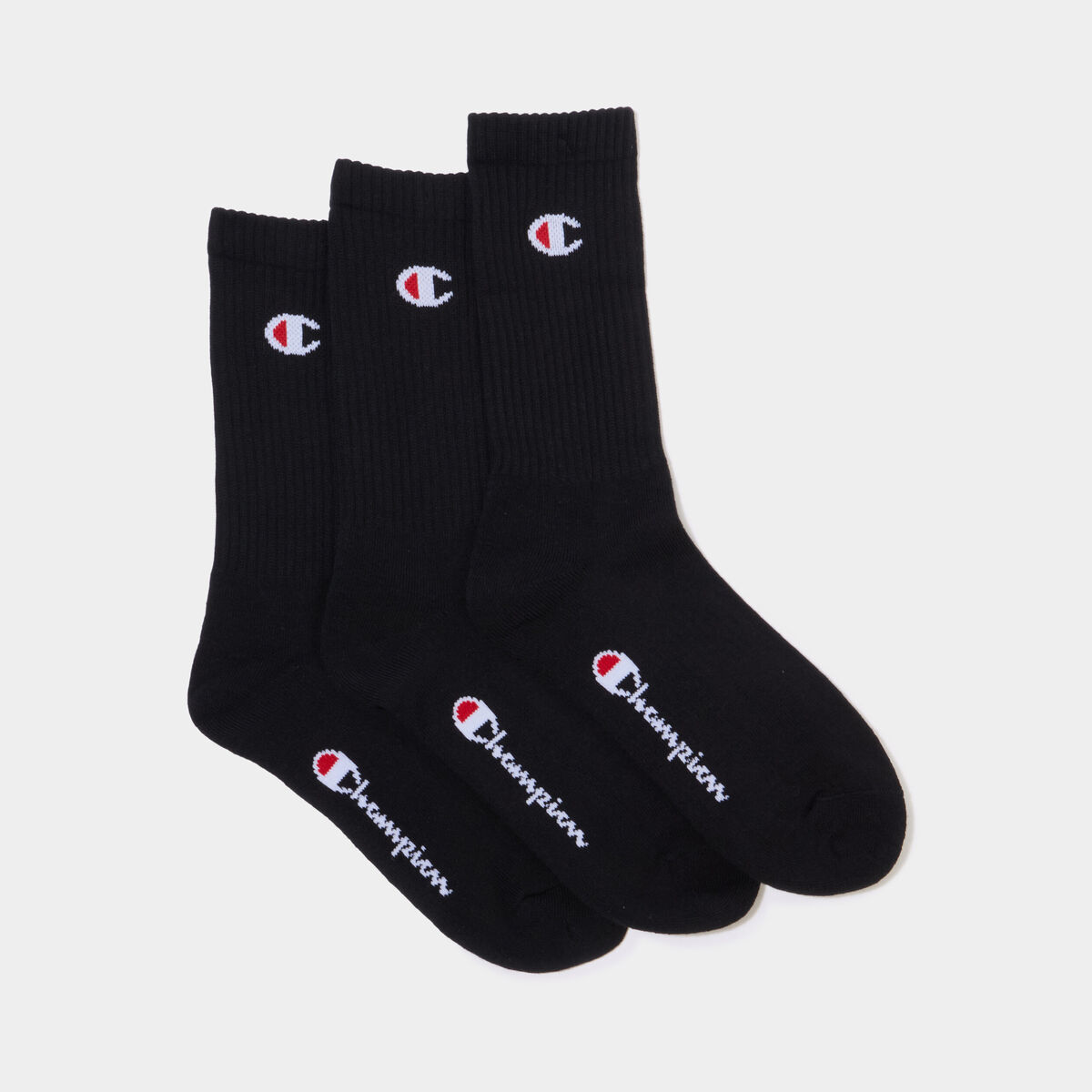 Lot 3 paires chaussettes Champion noir homme
