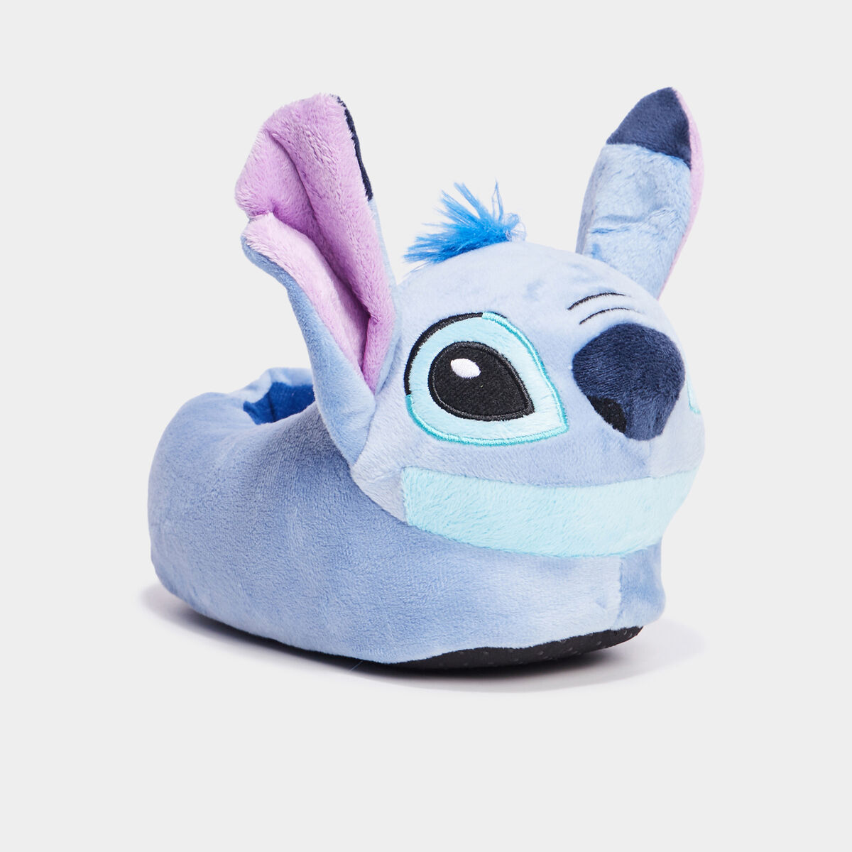Chaussons aspect velours Stitch bleu fille