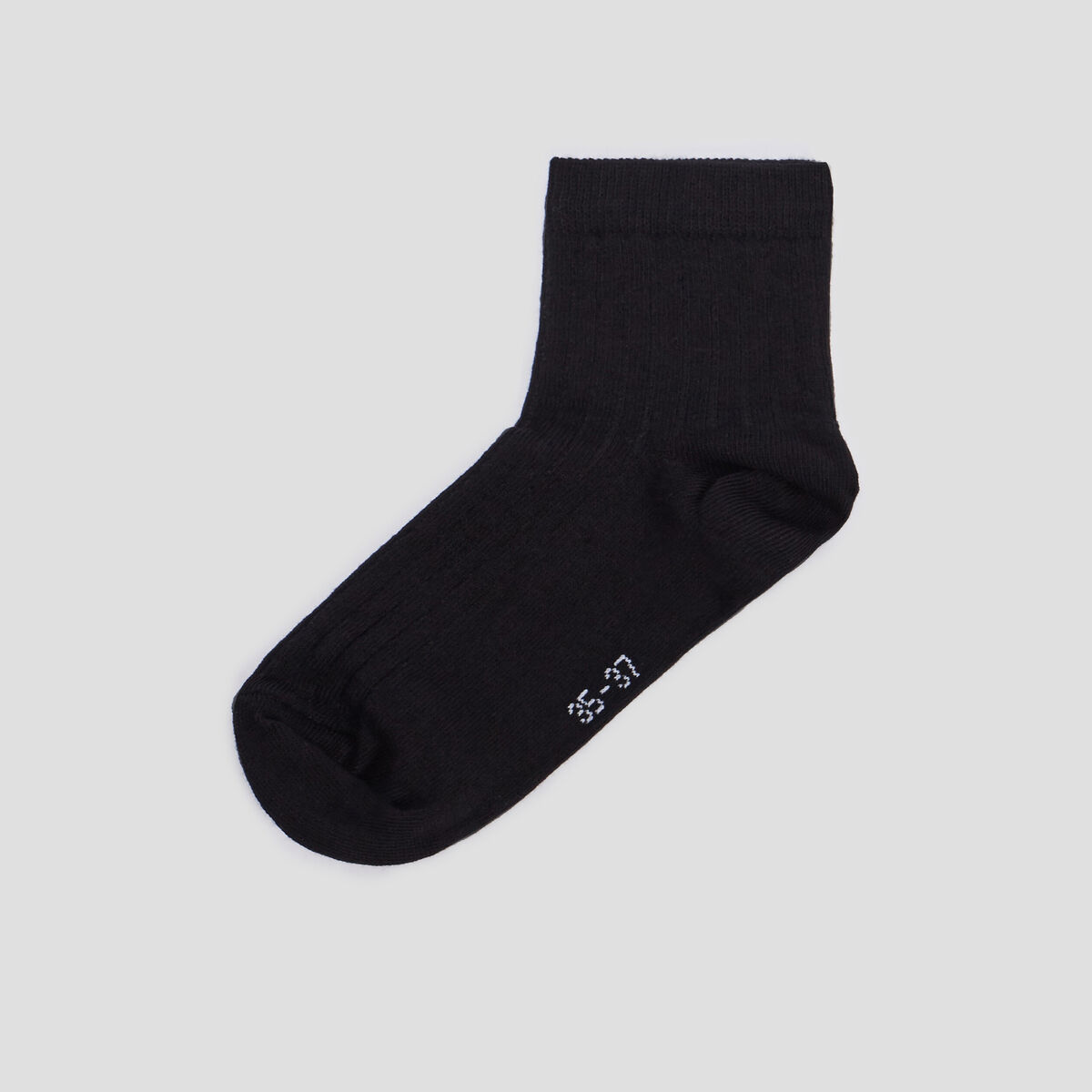 Lot 3 paires chaussettes noir femme