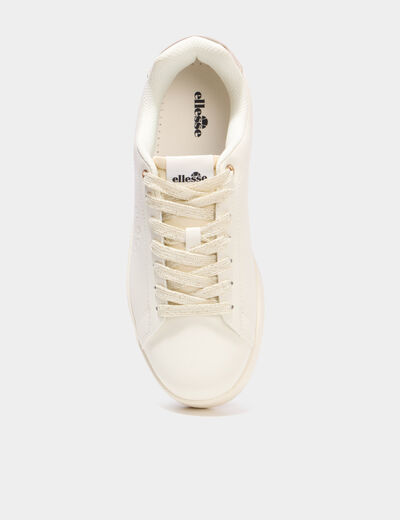 Tennis basses avec lacets Ellesse Jerry jaune or femme