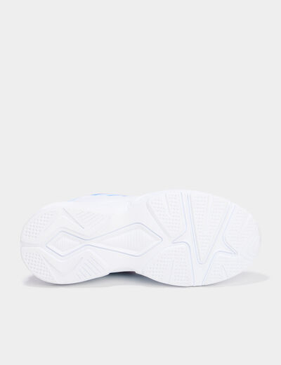 Baskets running à lacets Liberto bleu ciel fille
