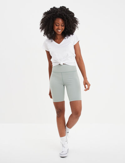 Legging Court 3/4 Femme Anti-cellulite - Taille Haute, Sans Couture, Opaque - Pour Sport, Fitness, Yoga, Cyclisme - Respirant Et Séchage Rapide