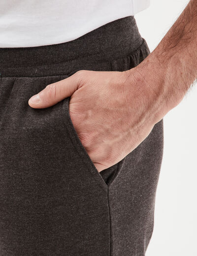 Pantalon de pyjama gris fonc&eacute; homme