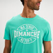 Ensemble pyjama avec short et t-shirt vert menthe homme
