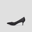 Escarpins &agrave; talons paillet&eacute;s noir femme