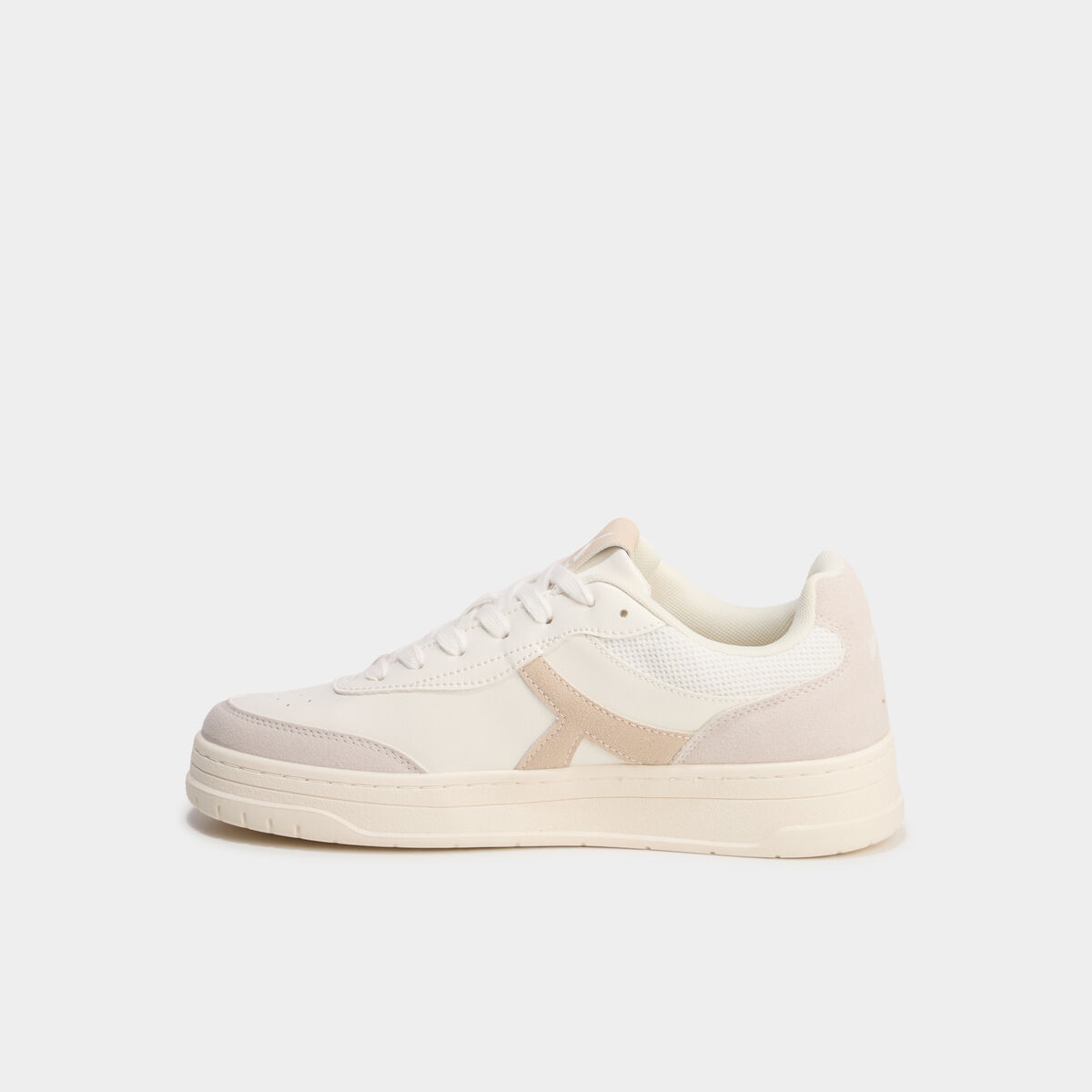 Baskets &agrave; lacets sable femme