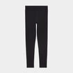 Legging 7/8ème taille haute coton noir femme