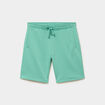 Short jogging molleton droit vert menthe homme