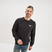 Sweat molleton manches longues Mustang gris fonc&eacute; homme