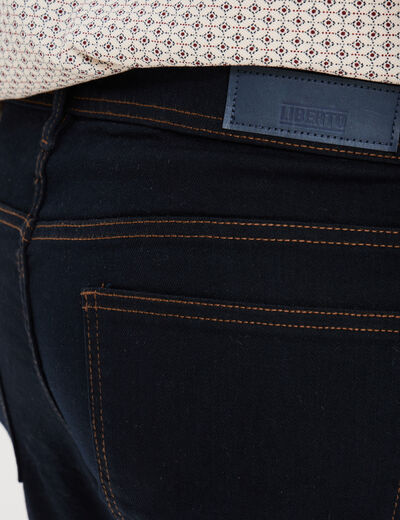 Jeans straight avec 5 poches denim brut clean homme