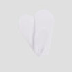 Lot de 2 paires chaussettes invisibles blanc femme
