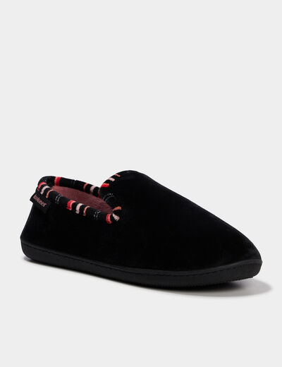 Chaussons Isotoner ecru femme