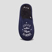 Chaussons mules meilleur papa bleu homme