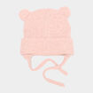 Bonnet avec cordons rose mixte