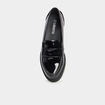 Mocassins vernis semelle crant&eacute;e Liberto noir femme