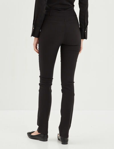 Pantalon stretch taille haute Mosquitos noir femme