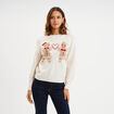 Pull de No&euml;l sable femme