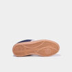 Tennis basses plates à lacets bleu marine femme