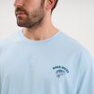 T-shirt manches courtes coton bleu clair homme