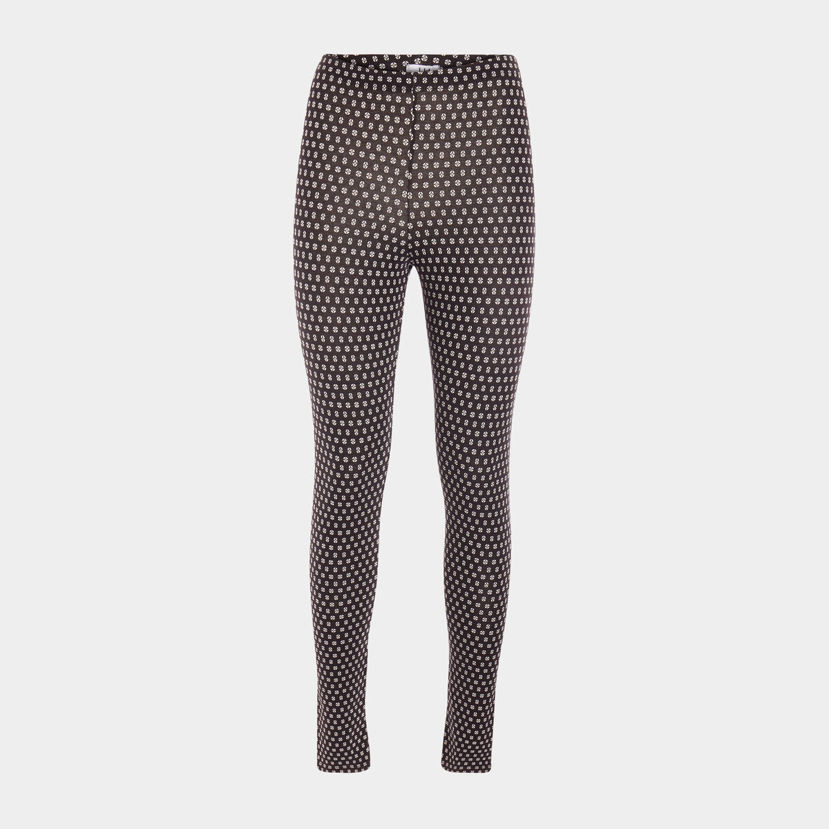 Leggings en coton noir femme