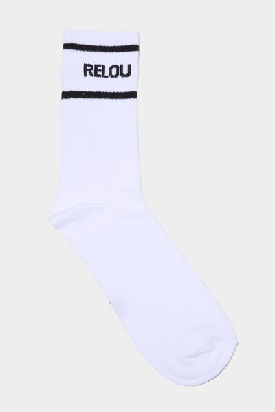 Chaussettes de sport blanc homme