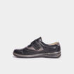 Chaussures confort fermeture scratch noir femme