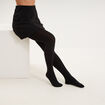 Collants int&eacute;rieur polaire noir femme