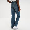 Jeans droit 5 poches coton denim dirty femme