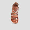 Sandales en cuir Liberto couleur bronze fille