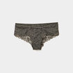 Shorty en dentelle vert kaki femme