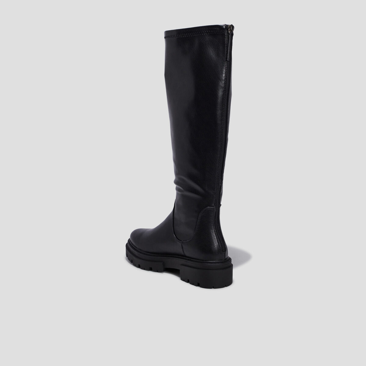 Bottes semelles crantées noir femme