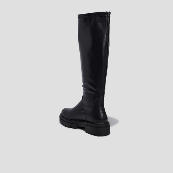 Bottes semelles crantées noir femme