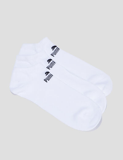 Lot 3 paires chaussettes Puma blanc homme