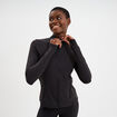 Veste de sport ajust&eacute;e avec fermeture noir femme