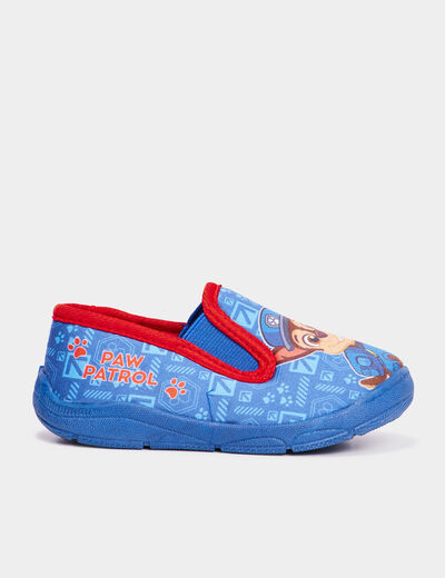 Chaussons élastiqués Pat Patrouille bleu garçon