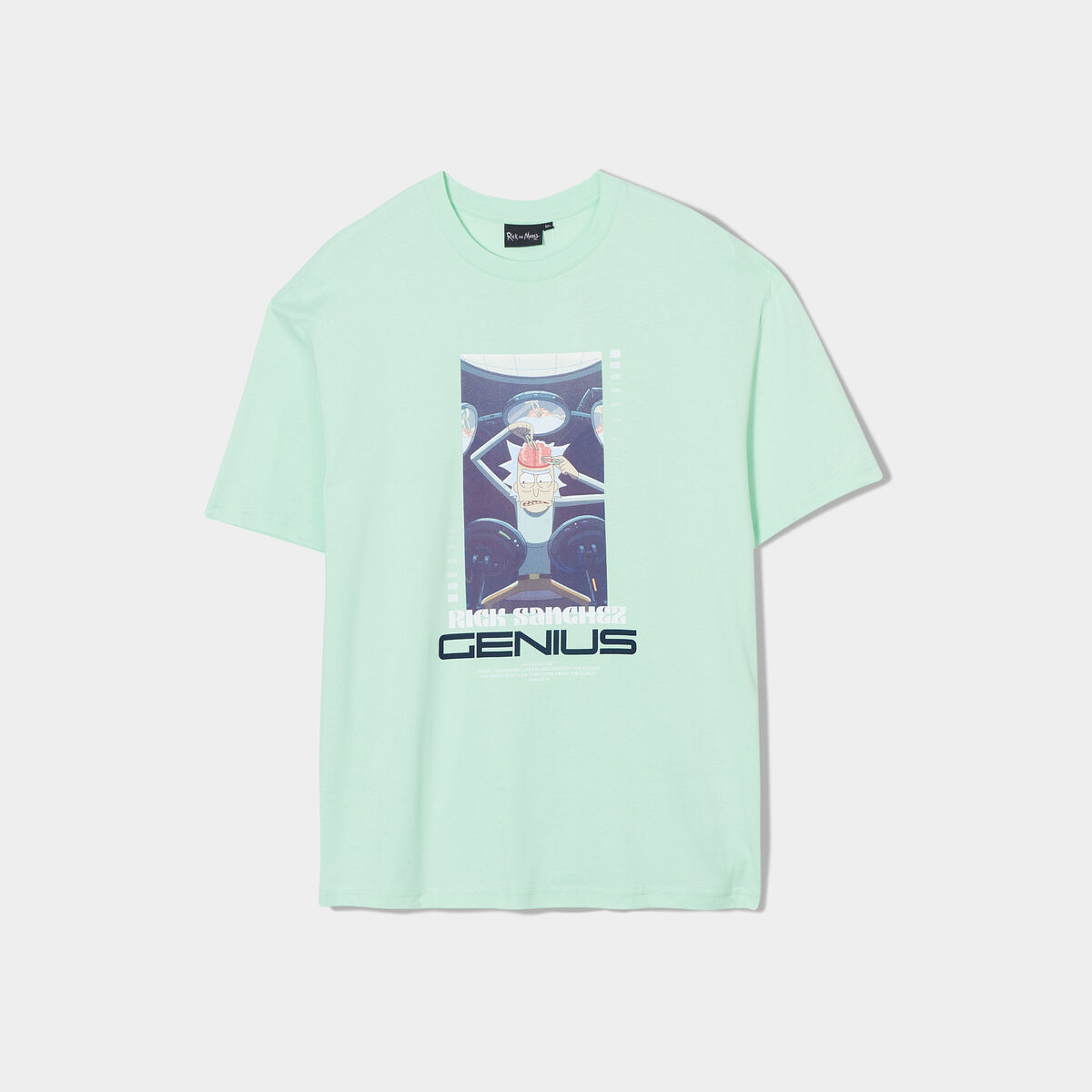 T-shirt manches courtes Rick et Morty vert homme