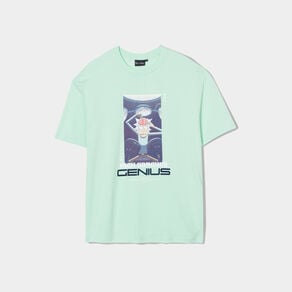 t shirt manches courtes rick et morty vert homme T-shirt manches courtes Rick et Morty vert homme