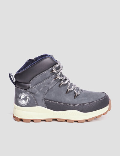 Bottines avec zip Trappeur Barato bleu garçon