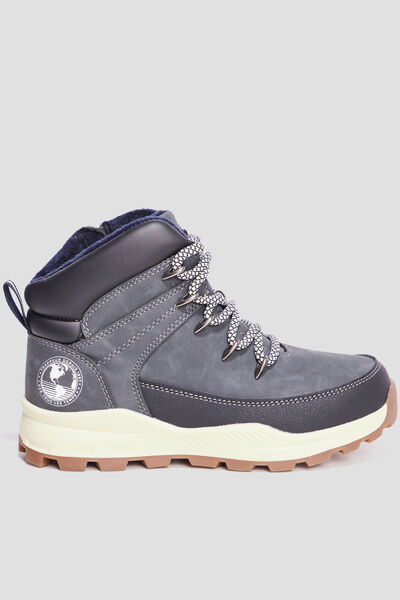 Bottines avec zip Trappeur Barato bleu gar&ccedil;on