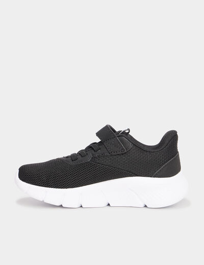 Baskets running à scratchs Puma noir garçon