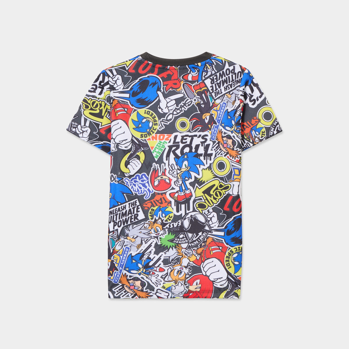 T-shirt manches courtes Sonic multicolore gar&ccedil;on