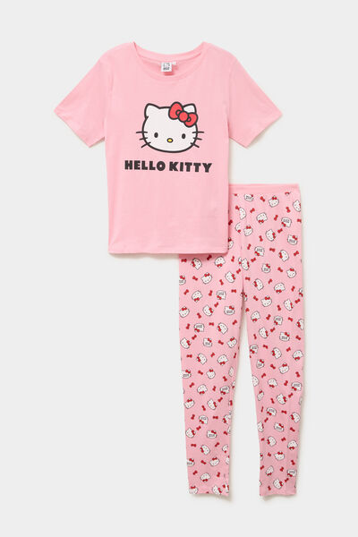 Ensemble pyjama coton Hello Kitty rose femme